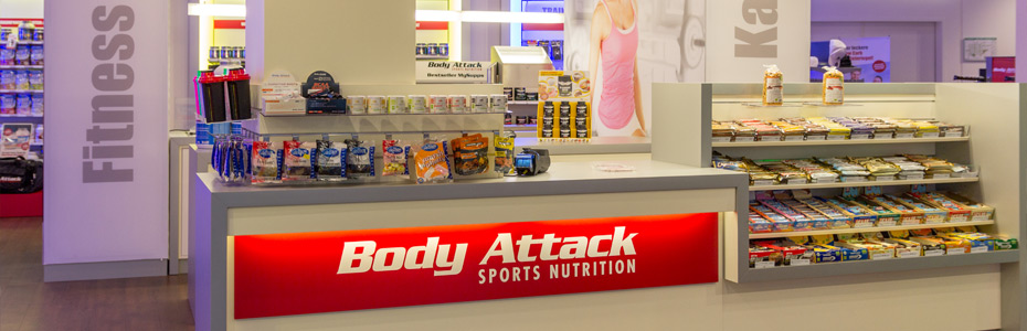 Sportnahrung kaufen im Body Attack Premium Store Hamburg-Eidelstedt